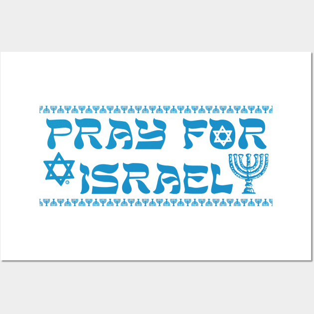 Pray for Israel Wall Art by Yurko_shop